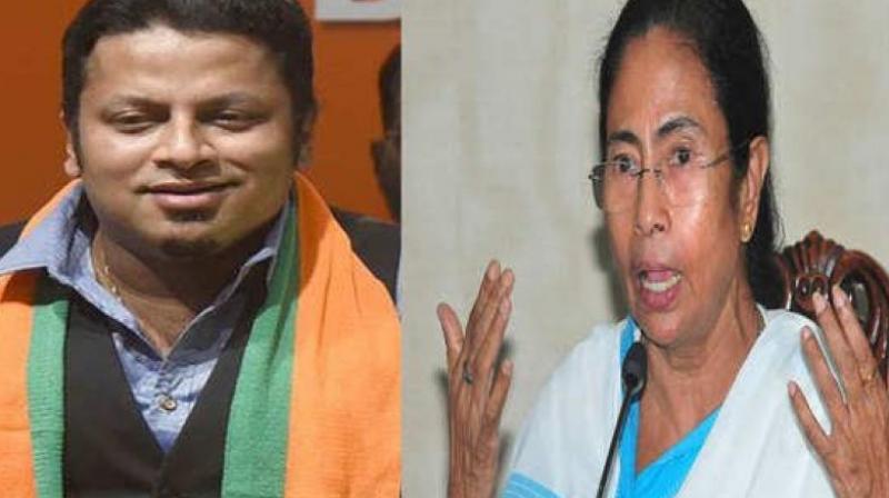 Anupam Hazra and Mamata Banerjee Anupam Hazra and Mamata Banerjee