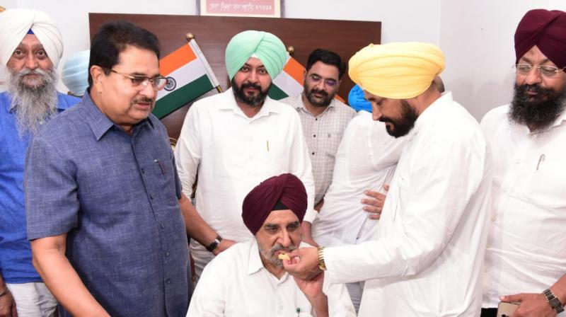 Tripat Bajwa Assumed office in the presence of Chief Minister Charanjit Singh Channi 