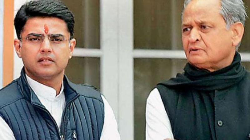 Sachin Pilot and Ashok Gehlot