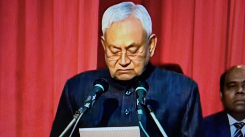 Bihar Political Crisis News Nitish Kumar takes oath as Chief Minister again Bihar Political Crisis News Nitish Kumar takes oath as Chief Minister again