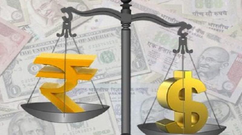 Rupee gains 2 paise to 71.22 vs USD Rupee gains 2 paise to 71.22 vs USD