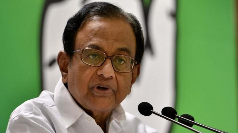 Congress leader P Chidambaram Congress leader P Chidambaram