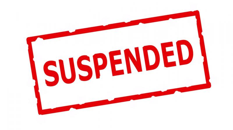 Local government department suspends 1 superintendent & 2 JE's