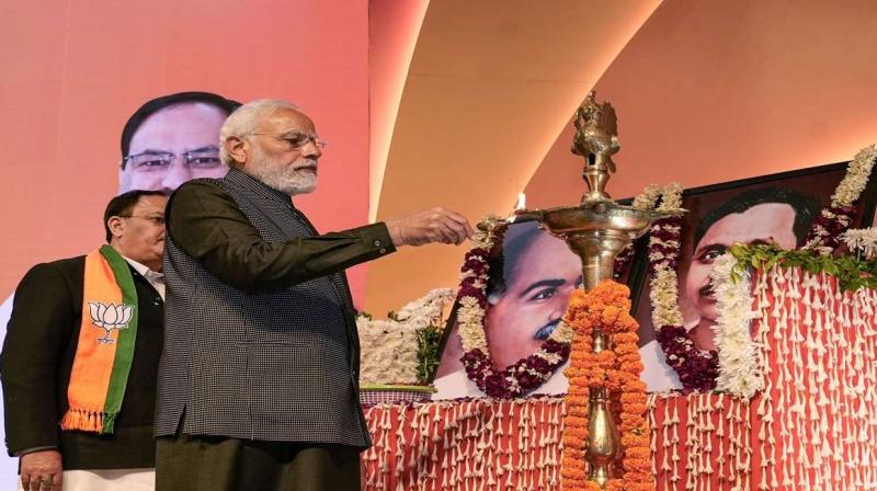 PM Modi, CM Yogi Along with Other BJP Leaders Pay Tribute to Dr. Syama Prasad Mookerjee PM Modi, CM Yogi Along with Other BJP Leaders Pay Tribute to Dr. Syama Prasad Mookerjee