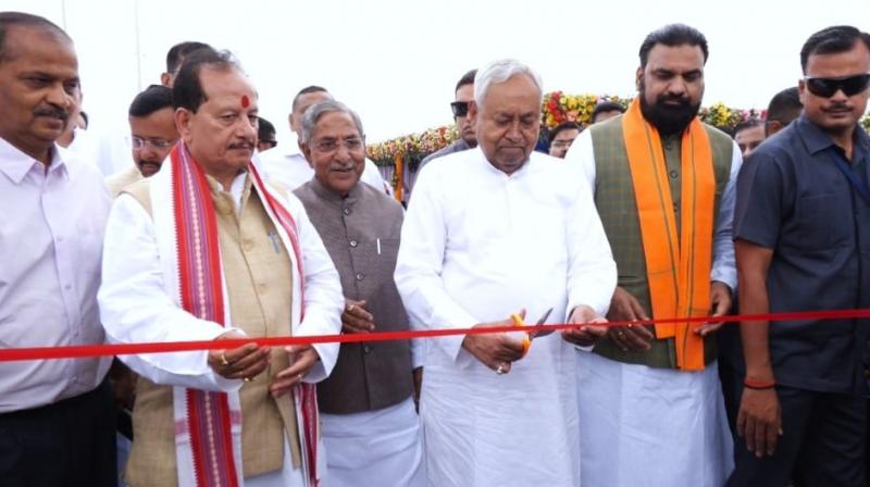 CM Inaugurates Patna–Raghopur Link of Ganga Bridge Project CM Inaugurates Patna–Raghopur Link of Ganga Bridge Project