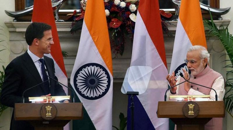 Dutch Prime Minister Mark Rutte Meets PM Modi