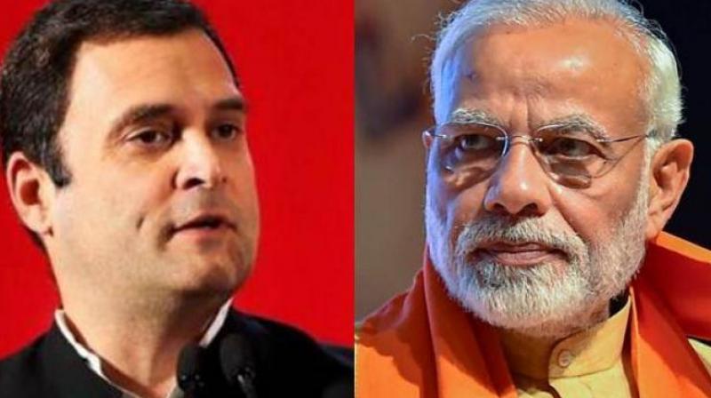 Rahul Gandhi and Narendra Modi Rahul Gandhi and Narendra Modi