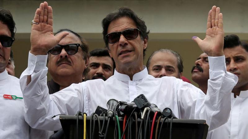 Imran Khan's party close to become single largest party as rivals cry foul Imran Khan's party close to become single largest party as rivals cry foul