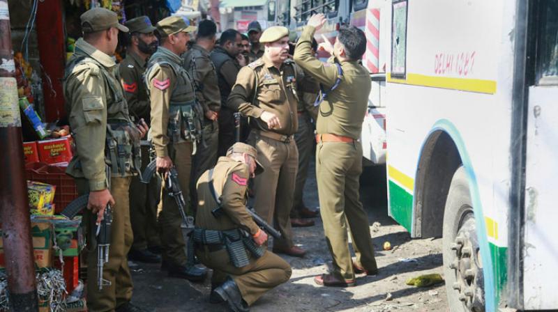 Jammu bus stand was attacked this morning Jammu bus stand was attacked this morning