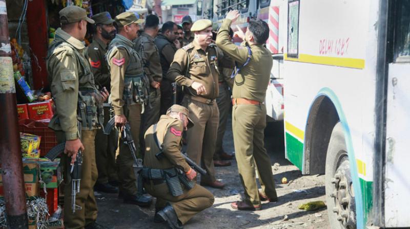  Jammu bus stand was attacked this morning