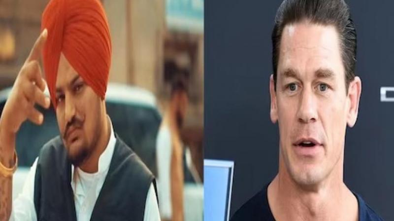 John Cena and Sidhu Moose Wala