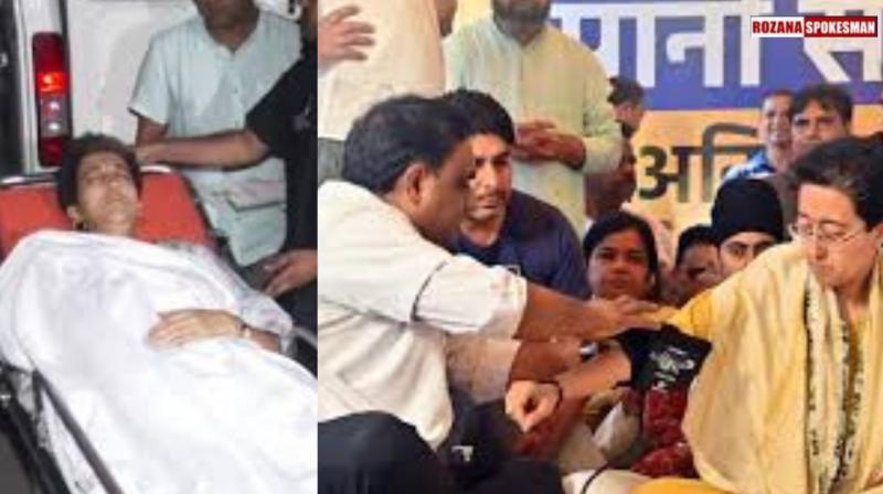 Atishi Health Update: Delhi Min Hospitalized Amid Hunger Strike for Water Rights Atishi Health Update: Delhi Min Hospitalized Amid Hunger Strike for Water Rights