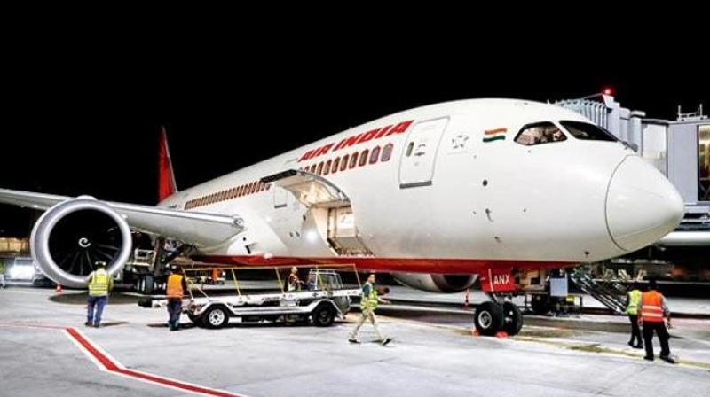 Air India's flight operations were affected 