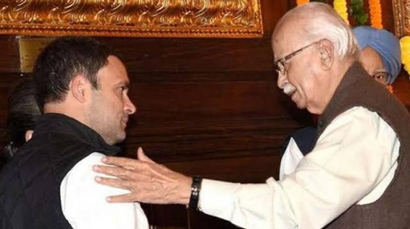 Rahul wishes Advani on 91st birthday Rahul wishes Advani on 91st birthday