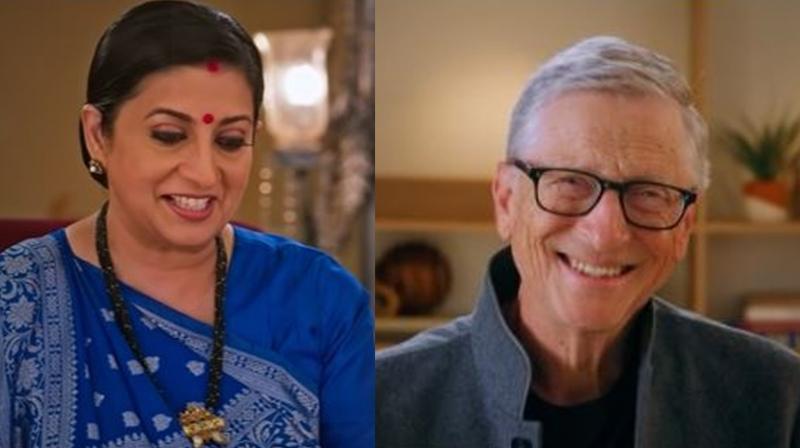 Bill Gates to Make a Special Appearance on 'Kyunki Saas Bhi Kabhi Bahu Thi 2' with Smriti Irani on StarPlus Bill Gates to Make a Special Appearance on 'Kyunki Saas Bhi Kabhi Bahu Thi 2' with Smriti Irani on StarPlus