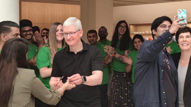 Apple Store in Delhi's Saket Apple Store in Delhi's Saket