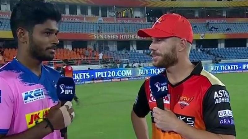 You destroyed my day, Sanju tells Warner You destroyed my day, Sanju tells Warner