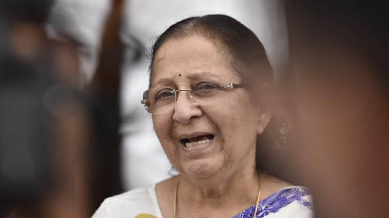 Lok Sabha Speaker Sumitra Mahajan Lok Sabha Speaker Sumitra Mahajan