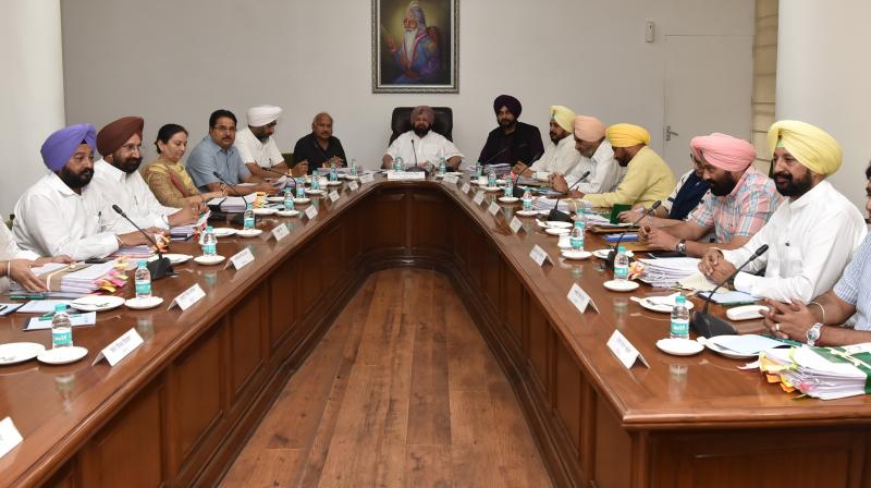 Punjab Cabinet, headed by Captain Amarinder Singh