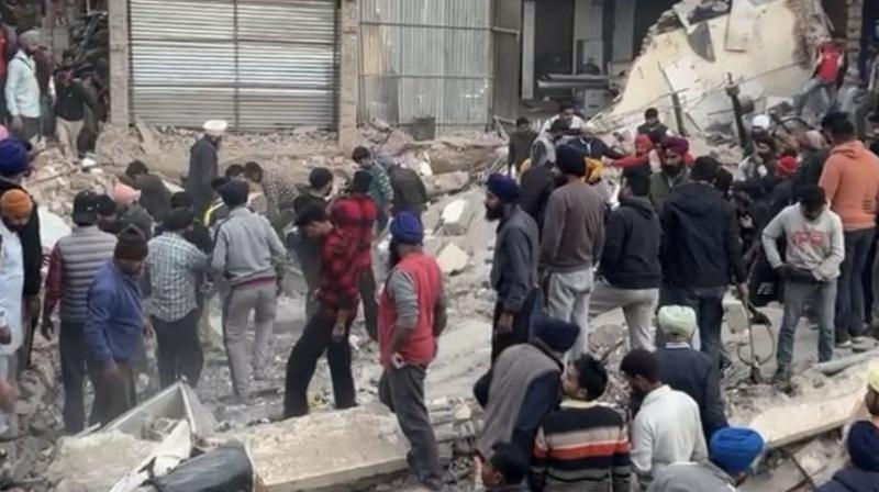 Multi-Storey Building Collapses in Mohali, Several Feared Trapped Multi-Storey Building Collapses in Mohali, Several Feared Trapped