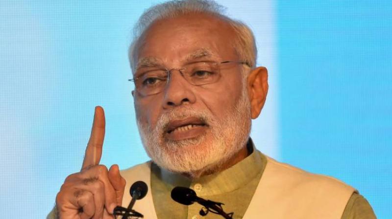 PM Narendra Modi targeted the Congress PM Narendra Modi targeted the Congress