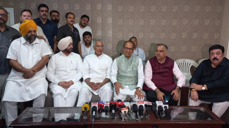 Union Minister Shivraj Singh Chouhan Visits Punjab with Two Teams, to Submit Report to Centre Union Minister Shivraj Singh Chouhan Visits Punjab with Two Teams, to Submit Report to Centre