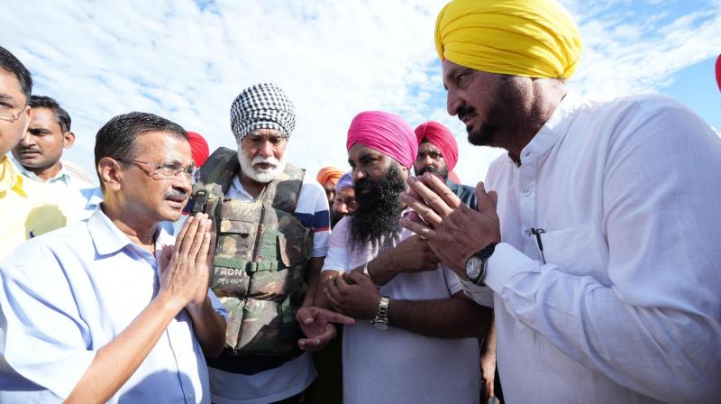 Punjab News: Arvind Kejriwal Visits Sultanpur Lodhi; CM Mann Sick and on Drip Punjab News: Arvind Kejriwal Visits Sultanpur Lodhi; CM Mann Sick and on Drip