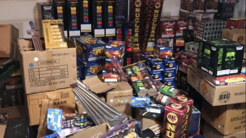 640 kg firecrackers seized from 3 different areas 640 kg firecrackers seized from 3 different areas