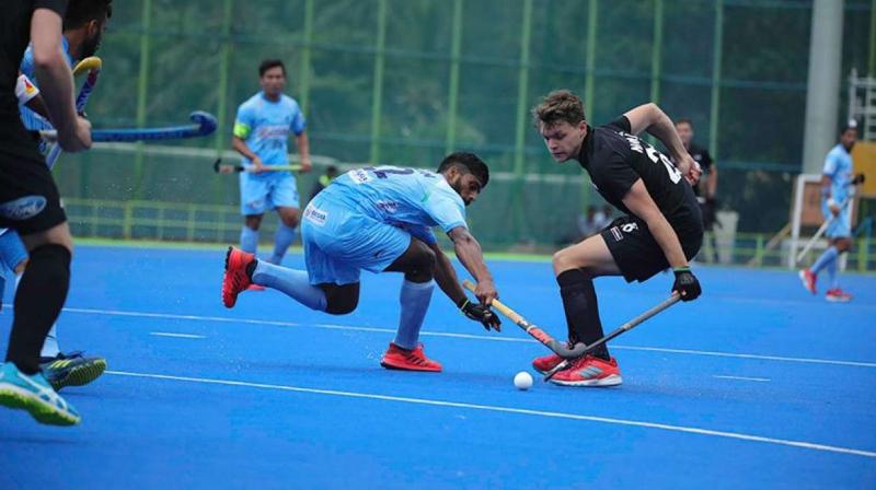 Indian men's hockey team pulled off a sensational 4-2 win over New Zealand Indian men's hockey team pulled off a sensational 4-2 win over New Zealand