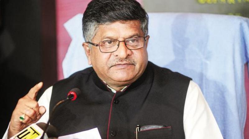 Information Technology Minister Ravi Shankar Prasad