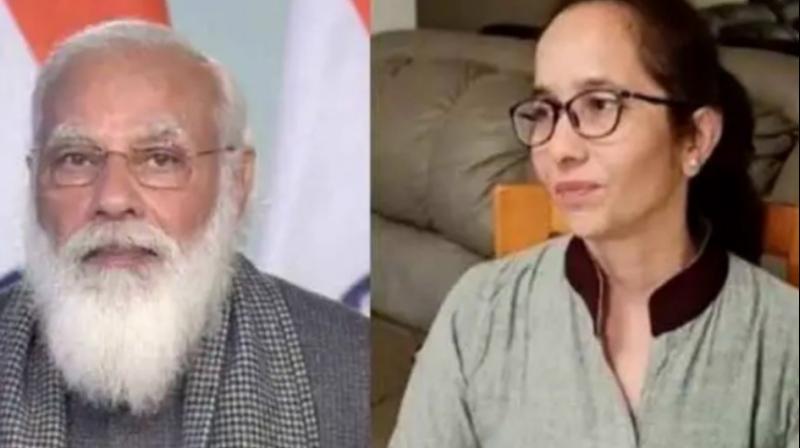 Narendra Modi and Sonal Modi Narendra Modi and Sonal Modi