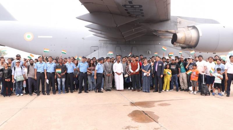 594 Indians Evacuated Under ‘Operation Sindhu’; Third IAF Flight Lands in Delhi from Egypt 594 Indians Evacuated Under ‘Operation Sindhu’; Third IAF Flight Lands in Delhi from Egypt