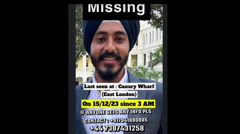 Jalandhar youth, missing in London, found dead 