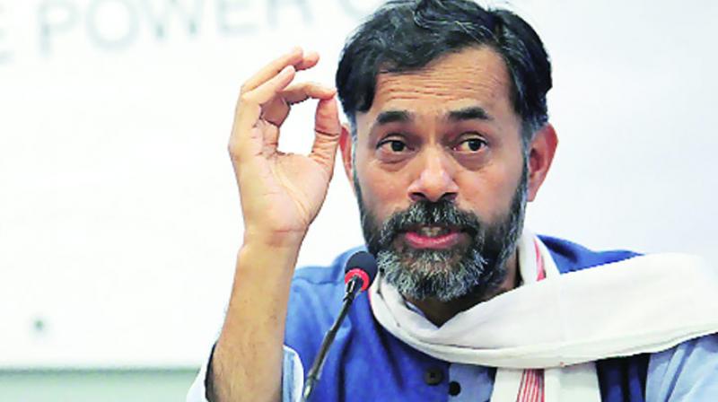 Swaraj Abhiyan leader Yogendra Yadav Swaraj Abhiyan leader Yogendra Yadav