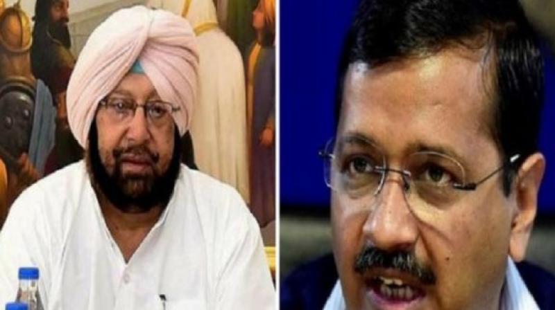 Capt Amarinder Singh and Arvind Kejriwal