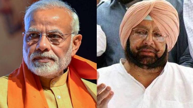 Narendra Modi and Captain Amarinder Singh Narendra Modi and Captain Amarinder Singh