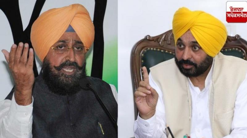 CM Bhagwant Mann and Partap Bajwa CM Bhagwant Mann and Partap Bajwa