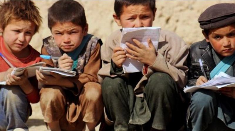 Nearly half of Afghan children out of school Nearly half of Afghan children out of school
