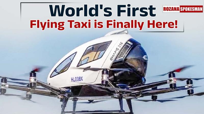 World's First Flying Taxi