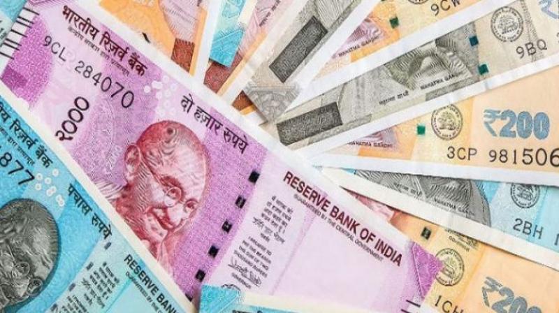 Rupee gains 8 paise Rupee gains 8 paise