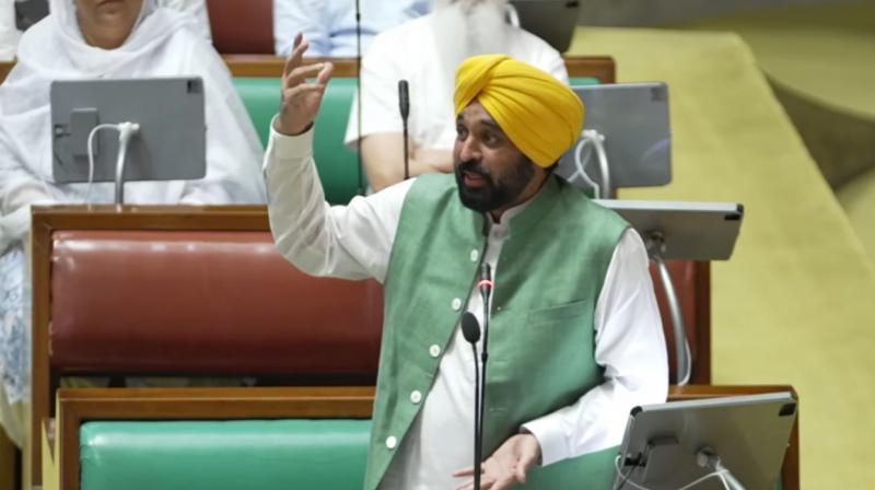 Punjab CM Bhagwant Mann Defends Sacrilege Bill in Vidhan Sabha, Calls for Exemplary Punishment Punjab CM Bhagwant Mann Defends Sacrilege Bill in Vidhan Sabha, Calls for Exemplary Punishment