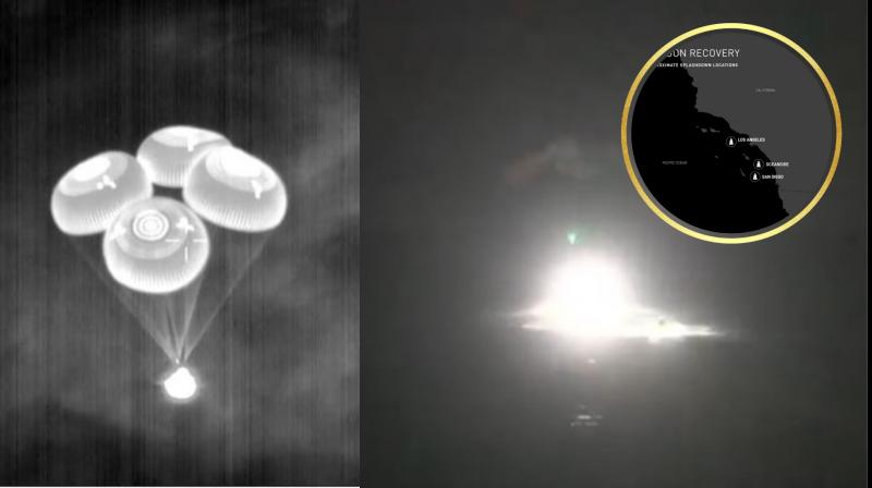 SpaceX Confirms Splashdown of Dragon Capsule Carrying IAF Group Captain Shubhanshu Shukla and Ax-4 Crew SpaceX Confirms Splashdown of Dragon Capsule Carrying IAF Group Captain Shubhanshu Shukla and Ax-4 Crew