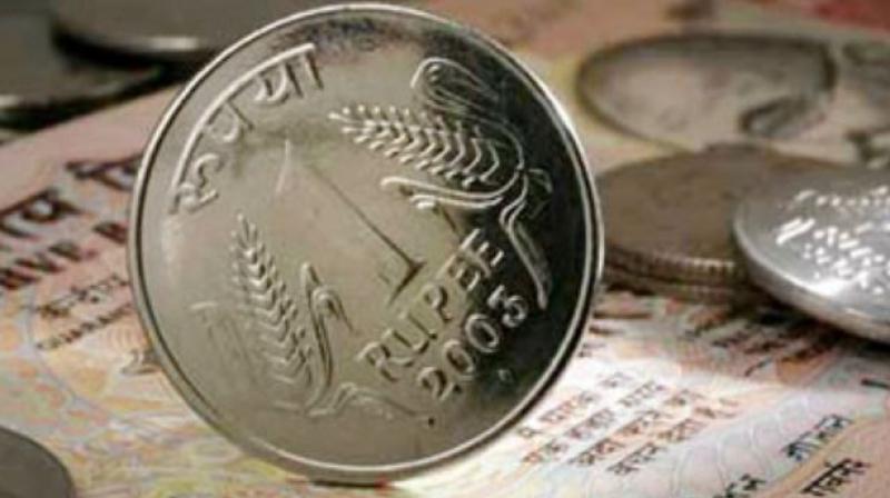 The rupee firmed up by 19 paise The rupee firmed up by 19 paise