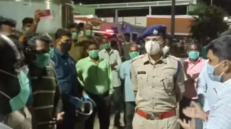 Gas leak in AP Gas leak in AP