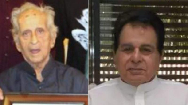 Dilip Kumar and Aslam Khan