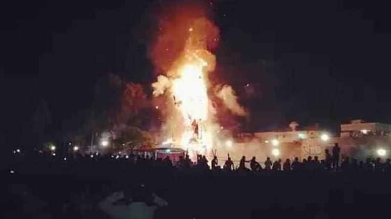 Train Hits Crowd Watching Ravan-Burning in Amritsar