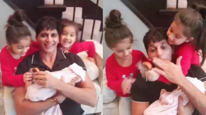 Karanvir Bohra, Teejay Sidhu welcome their third daughter Karanvir Bohra, Teejay Sidhu welcome their third daughter
