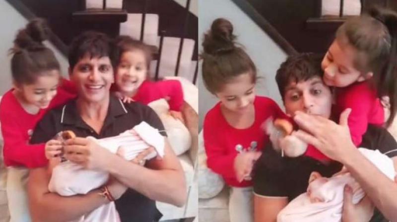 Karanvir Bohra, Teejay Sidhu welcome their third daughter