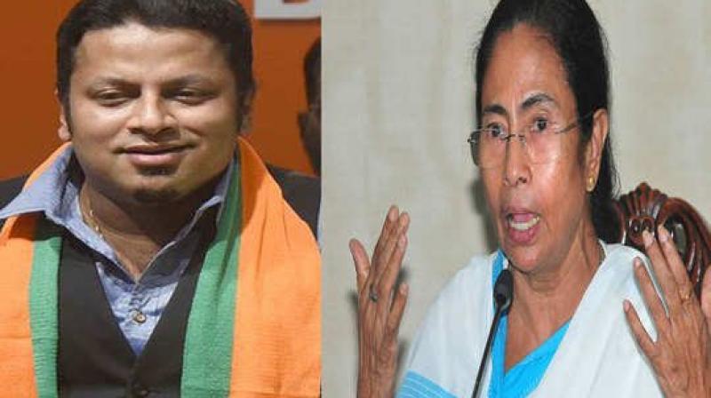 Anupam Hazra and Mamata Banerjee Anupam Hazra and Mamata Banerjee