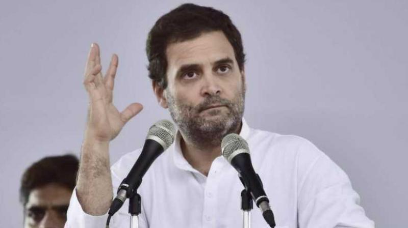 Congress chief Rahul Gandhi Congress chief Rahul Gandhi